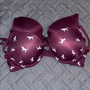 Pink push up bras